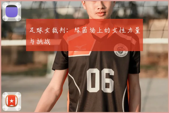 足球女裁判：绿茵场上的女性力量与挑战
